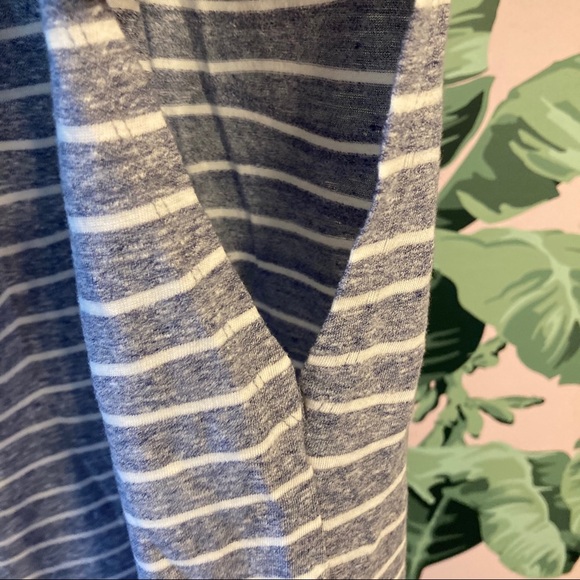 Liz Claiborne 1x Blue Sailor Stripe Sleeveless T - Picture 7 of 8